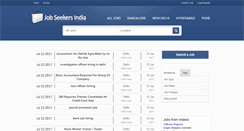 Desktop Screenshot of jobseekersindia.com